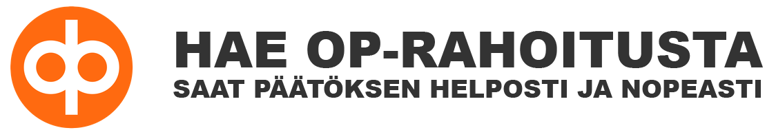 Hae OP-rahoitusta - saat päätöksen helposti ja nopeasti